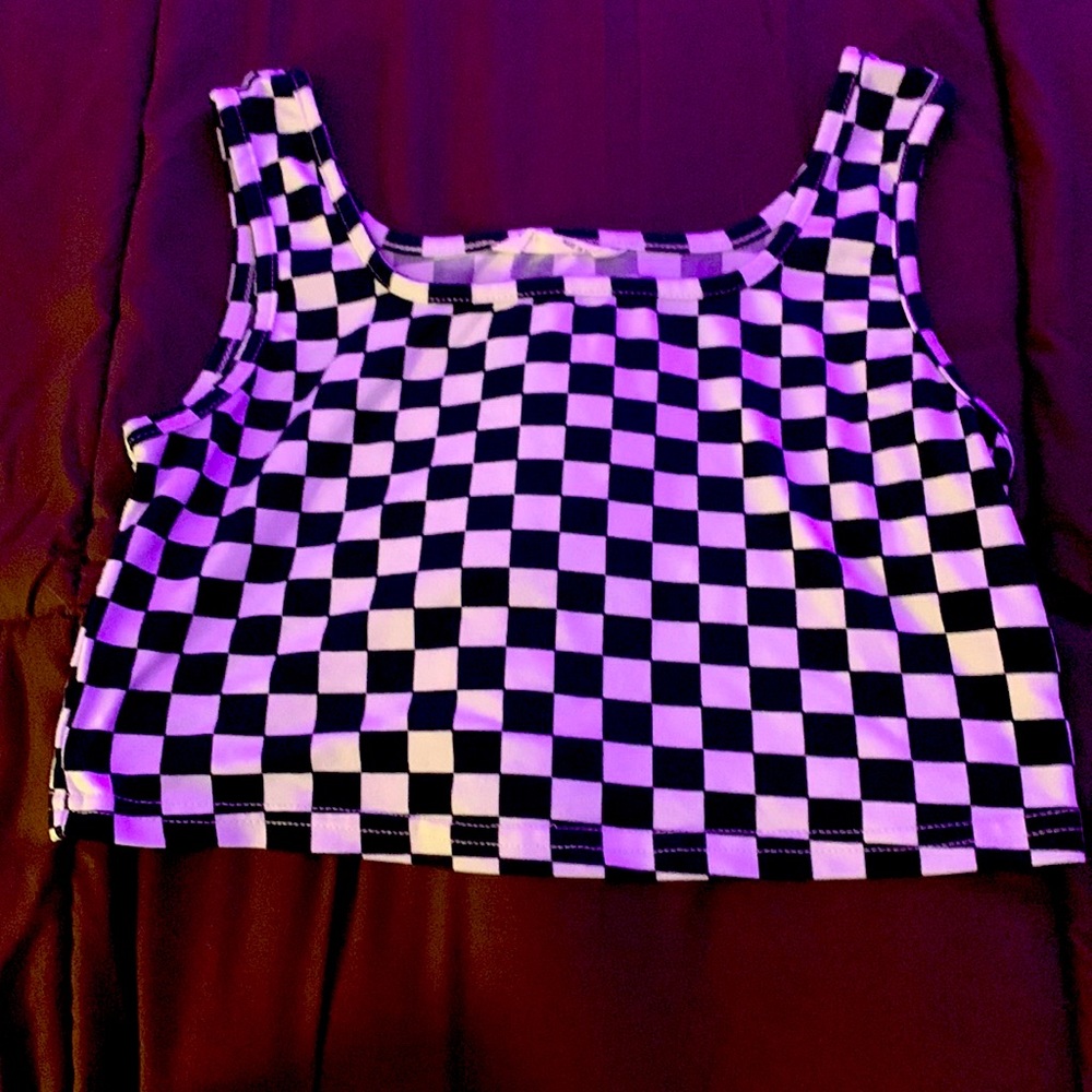 Checked Tank top cami